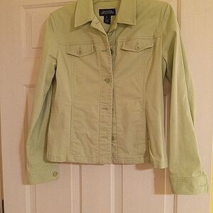 Jones New York Chartreuse Green Jacket
